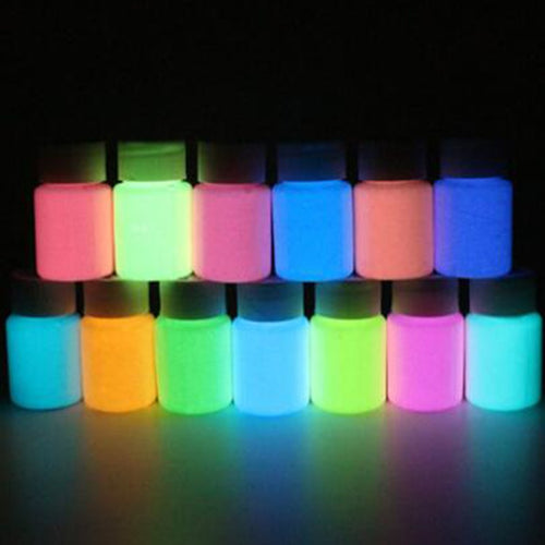 13 Color DIY Top Eco Non-toxic Odor Free Waterproof Graffiti Paint Luminous Acrylic Glow in The Dark Pigment Party Walls