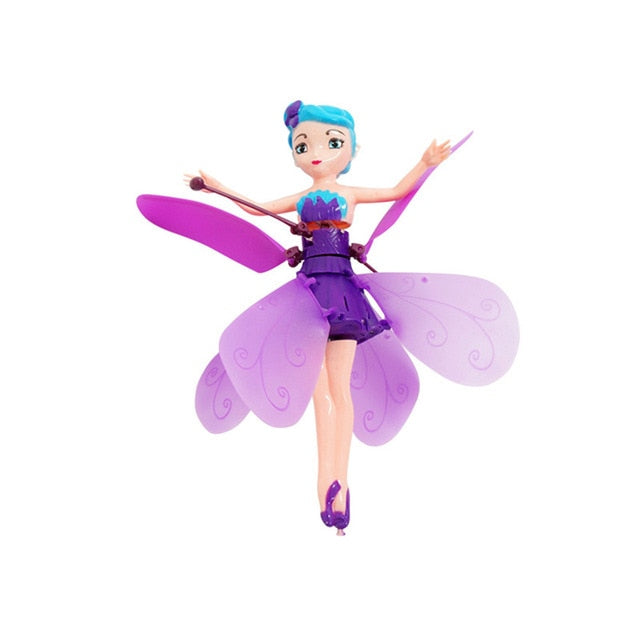 2019 Flying Angel Dolls Princess Induction Control Flying Dolls Remote Control Flying Toys For Children Girl Creative Gift drone